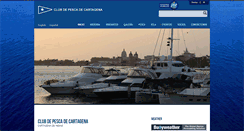 Desktop Screenshot of clubdepescadecartagena.com